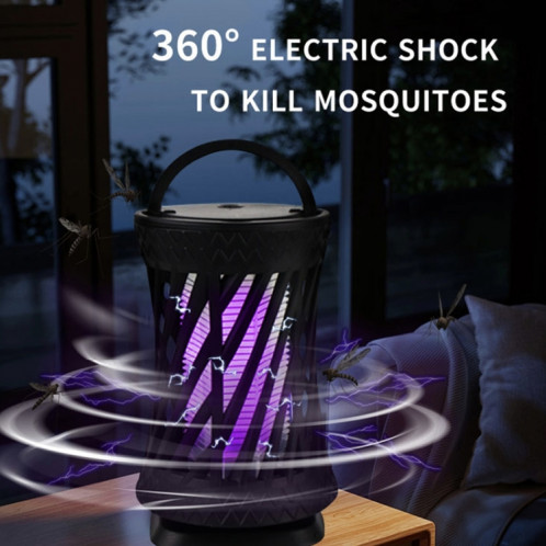 Lampe UV domestique anti-moustique tactile, rechargeable (noir) SH602A1377-08