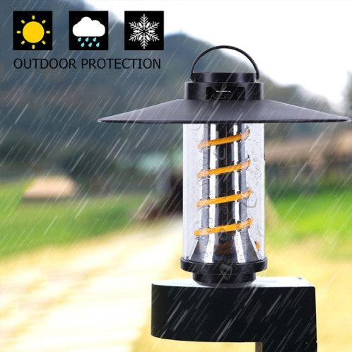 Ensemble de veilleuse de camping portable USB-C / Type-C, lampe de poche + abat-jour + support de base 115 SH87031432-05
