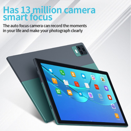 Tablette PC BDF P70 4G LTE 10,1 pouces, 8 Go + 256 Go, Android 12 MTK6762 Octa Core, prise en charge double SIM, (or) SB701A1484-012