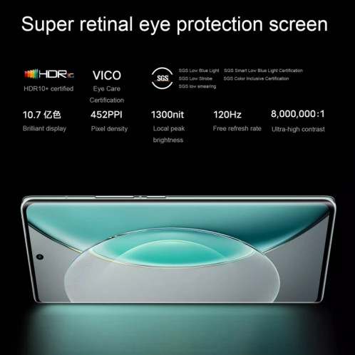 vivo X90s 5G, caméras arrière triples, 8 Go + 256 Go, identification des empreintes digitales de l'écran d'identification du visage, 6,78 pouces Android 13.0 OriginOS 3 Dimensity 9200+ Octa Core, NFC, OTG, réseau : SV501C274-017