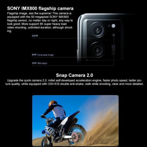 Xiaomi Redmi K60 Ultra 5G, 16 Go + 256 Go, 6,67 pouces MIUI 14 Mediatek Dimensity 9200+ Octa Core jusqu'à 3,35 GHz, NFC, réseau : 5G (noir) SX902A1117-011