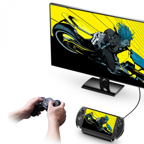 Ordinateur portable de jeu GPD WIN 4 2023, 32 Go + 2 To, 6 pouces, Windows 11 AMD Ryzen 7 7840U Octa Core (noir) SG001A1088-012