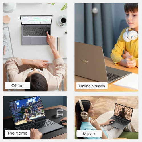 Ordinateur portable CHUWI GemiBook XPro 14,1 pouces, 8 Go + 256 Go, Windows 11 Intel Alder Lake-N N100 Quad Core SC0601760-016