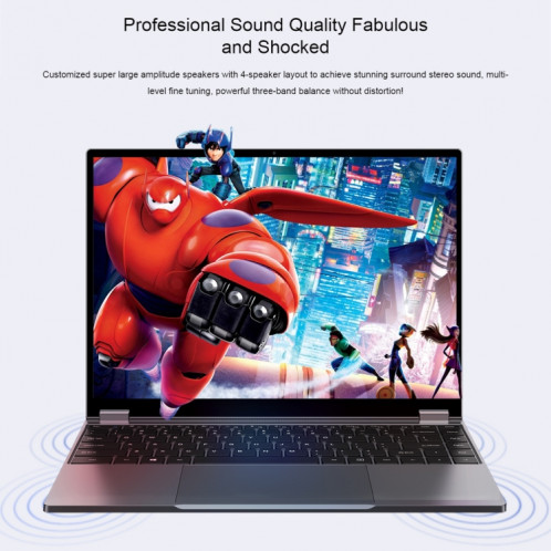 Ordinateur portable CHUWI FreeBook Yoga 13,5 pouces, 12 Go + 512 Go, Windows 11 Intel Alder Lake-N N100 Quad Core SC07011799-017