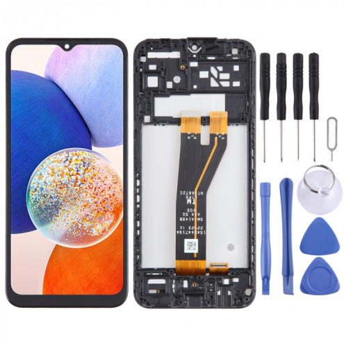 Pour Samsung Galaxy A14 5G SM-A146B OEM LCD écran numériseur assemblage complet avec cadre SH1103229-07