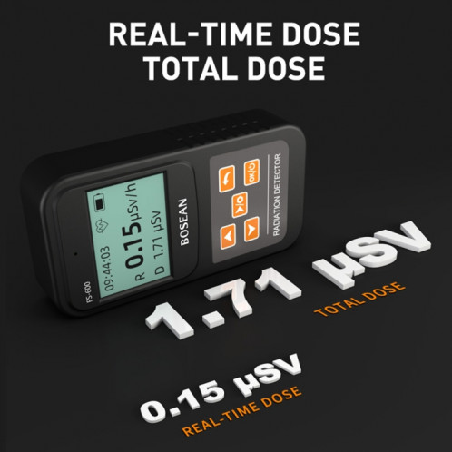 Compteur Geiger en verre de détecteur de rayonnement nucléaire domestique FS-600 SH293551-09