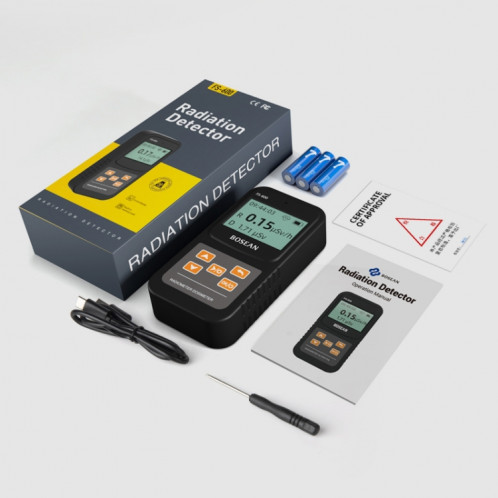 Compteur Geiger en verre de détecteur de rayonnement nucléaire domestique FS-600 SH293551-09
