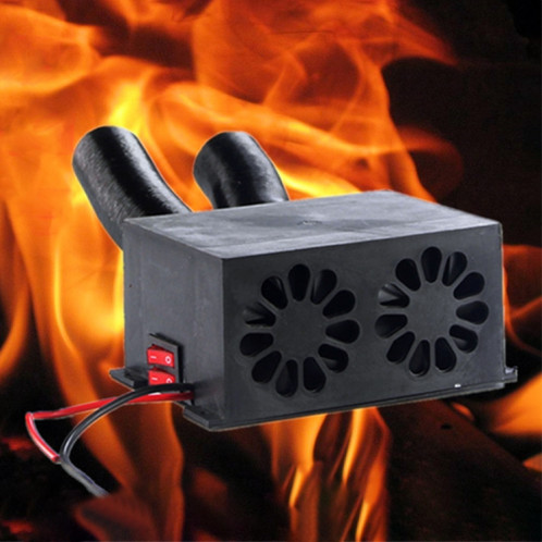 Dégivreur antibuée de chauffage électrique de véhicule d'ingénierie, spécification: DC 12V 2 trous SH0301758-08