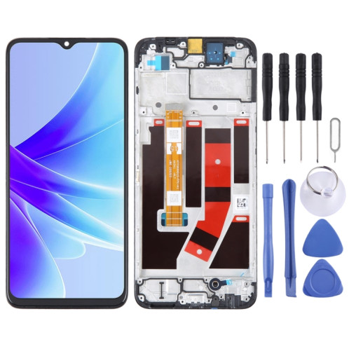 Pour écran LCD OEM OPPO A77 4G pour numériseur assemblage complet avec cadre SH1204624-05
