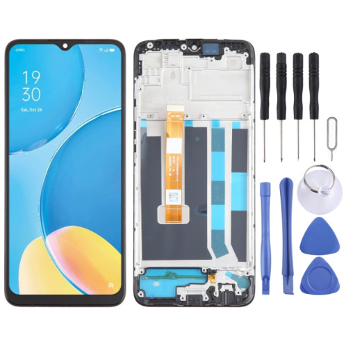 Pour OPPO A15s OEM LCD écran numériseur assemblage complet avec cadre SH12171953-07
