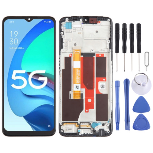 Pour OPPO A56 OEM écran LCD numériseur assemblage complet avec cadre SH1228511-07