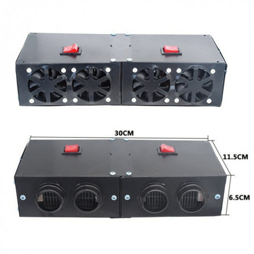 Dégivreur de chauffage électrique haute puissance de voiture, spécification: 24V 4 trous SH20041580-07