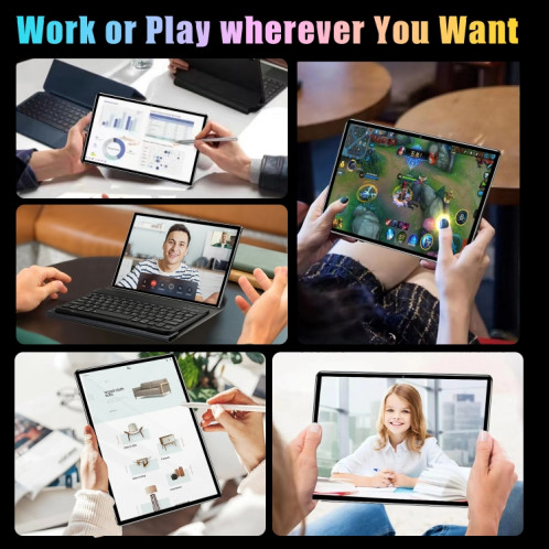 Tablette PC Pad 6 Pro 10,1 pouces 3G, 2 Go + 32 Go, Android 7.0 MTK6735 Octa Core, prise en charge double SIM, WiFi, Bluetooth, GPS (bleu) SH401B1888-017