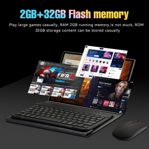 Tablette PC Pad 6 Pro 10,1 pouces 3G, 2 Go + 32 Go, Android 7.0 MTK6735 Octa Core, prise en charge double SIM, WiFi, Bluetooth, GPS (bleu) SH401B1888-017