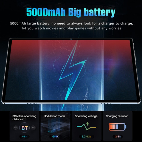 Tablette PC 3G S22 10,1 pouces, 2 Go + 32 Go, Android 7.0 MTK6735 Octa Core, prise en charge double SIM, WiFi, Bluetooth, GPS (or) SH501A1983-017