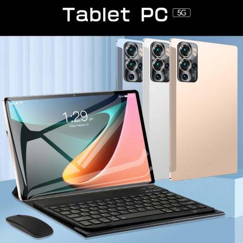 Tablette PC 3G S22 10,1 pouces, 2 Go + 32 Go, Android 7.0 MTK6735 Octa Core, prise en charge double SIM, WiFi, Bluetooth, GPS (or) SH501A1983-017