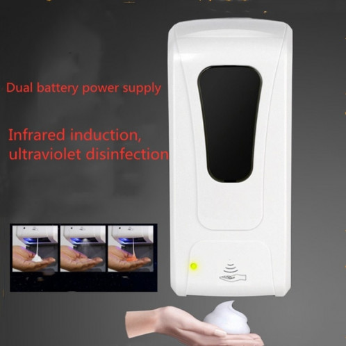 Distributeur de savon à induction automatique 1200ML Distributeur de savon anti-virus sans contact (type mousse) SH701A607-06