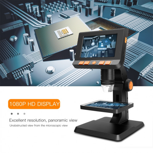 Microscope numérique électronique de bureau P110 50X-1000X avec écran de 4,3 pouces SH38211175-013