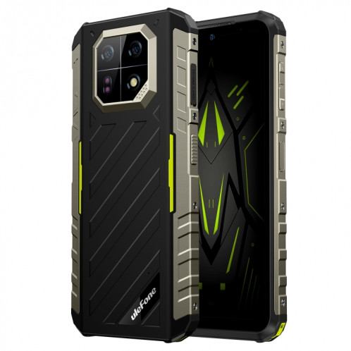  Ulefone Armor 22, 8 Go + 128 Go, téléphone robuste IP68/IP69K, 6,58 pouces Android 13 MediaTek Helio G96 Octa Core, réseau : 4G, NFC, OTG (certains verts) SU101A587-012