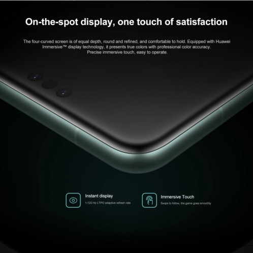 HUAWEI Mate 60 Pro, 12 Go + 512 Go, identification par empreinte digitale à l'écran, 6,69 pouces HarmonyOS 4.0 Kirin 9000S Octa Core jusqu'à 2,62 GHz, NFC, OTG, ne prend pas en charge Google Play (violet) SH301B1911-015