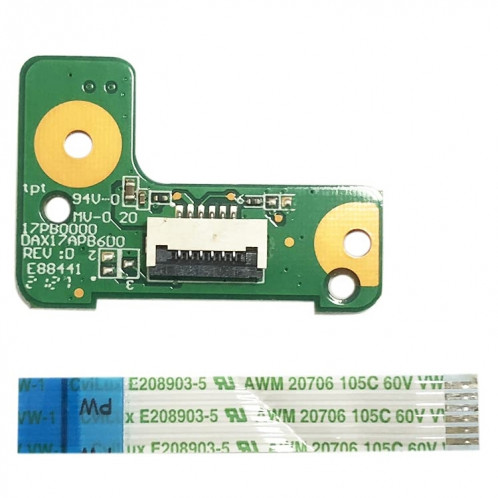 Bouton de commutation pour HP Pavilion 17-G, petite carte SH3602491-03