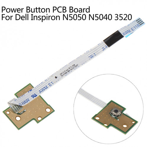Bouton de commutation pour Dell Inspiron N5040 N5050 3520, petite carte SH36171511-05