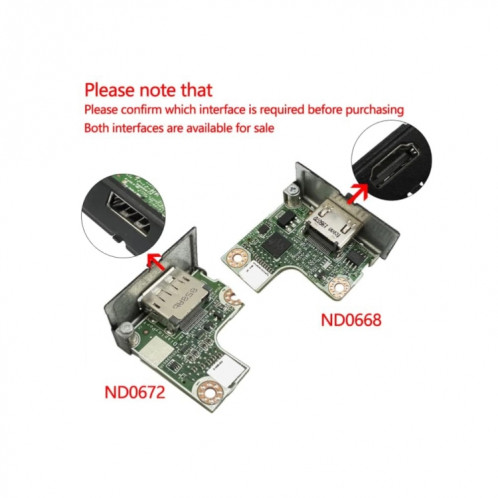 Carte adaptateur pour HP 400 600 800 G3 G4 G5 DP SH77011406-04