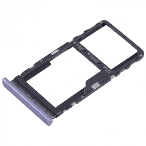 Pour TCL 40 SE Plateau de carte SIM + Micro SD d'origine (Violet) SH802B1675-05
