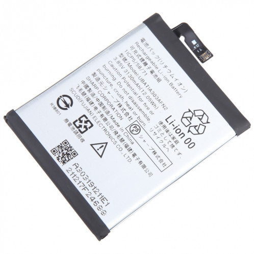 Pour Sharp Aquos zéro 2 Shv47Remplacement de la batterie SH73051220-00