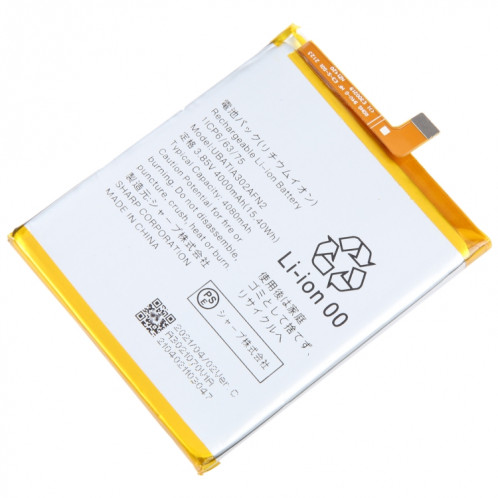 Pour le remplacement de la batterie de base de Sharp Aquos Sense3 SH73091927-00