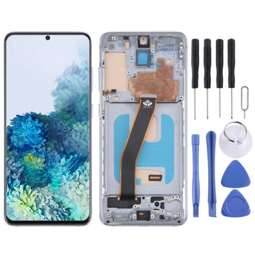 Pour Samsung Galaxy S20 SM-G980 TFT LCD écran numériseur assemblage complet avec cadre SH601S1341-07