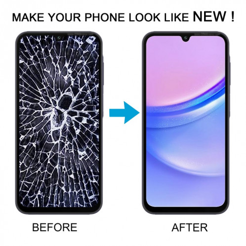 Pour Samsung Galaxy A15 5G SM-A156B TFT LCD écran numériseur assemblage complet avec cadre, ne prenant pas en charge l'identification par empreinte digitale SH2603362-07