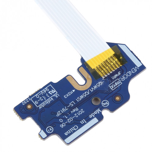 Bouton de commutation pour Acer Aspire E1-571, petite carte avec câble flexible SH6501324-04