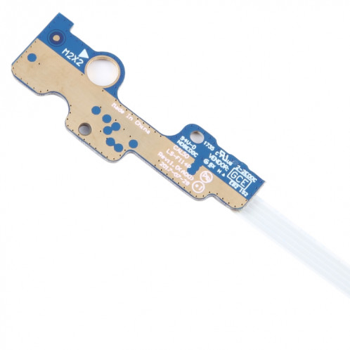 Bouton de commutation pour DELL 5570 5575, petite carte avec câble flexible SH6602649-04