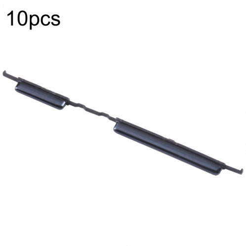 Pour Samsung Galaxy A42 5G SM-A426 10 pièces bouton d'alimentation + bouton de contrôle du volume (noir) SH611A1195-04