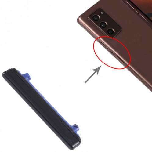 Pour Samsung Galaxy Z Fold2 5G SM-F916B 10 pièces bouton d'alimentation + bouton de contrôle du volume (noir) SH618A1616-04