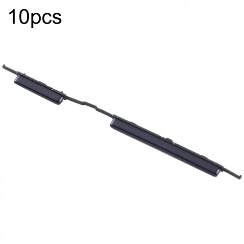 Pour Samsung Galaxy A21s SM-A217 10 pièces bouton d'alimentation + bouton de contrôle du volume (noir) SH621A1173-04