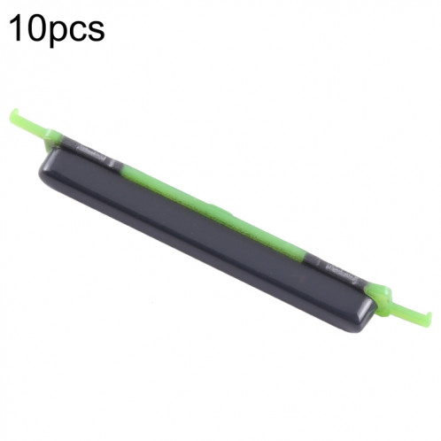Pour Samsung Galaxy A23 SM-A235 10 pièces bouton d'alimentation + bouton de contrôle du volume (noir) SH633A1861-04