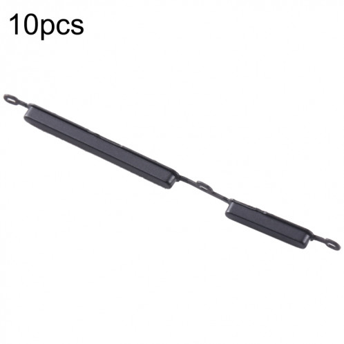 Pour Samsung Galaxy A03 SM-A035 10 pièces bouton d'alimentation + bouton de contrôle du volume (noir) SH644A908-04