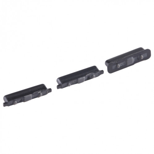 Pour Samsung Galaxy J3 2017 SM-J330 10 pièces bouton d'alimentation + bouton de contrôle du volume (noir) SH650A1231-04