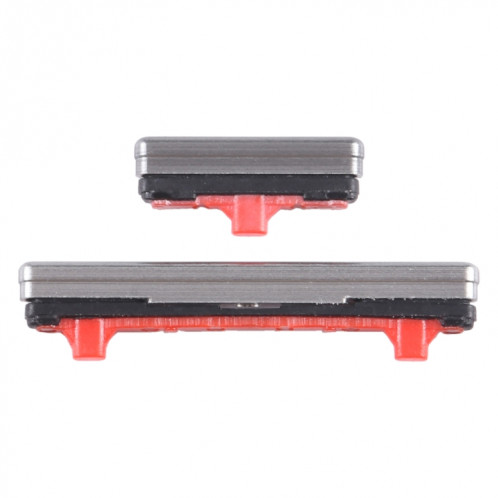 Pour Samsung Galaxy Note10 Lite SM-N770 10 pièces bouton d'alimentation + bouton de contrôle du volume (gris) SH502A265-04