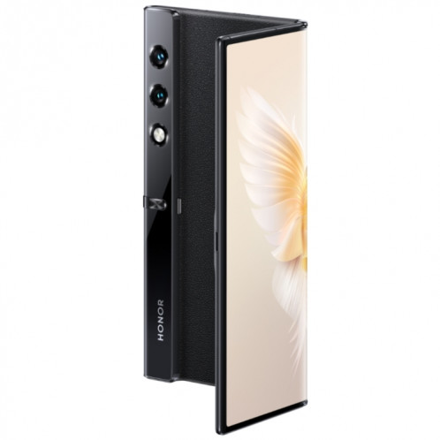 Honor V Purse 5G, 16 Go + 512 Go, empreinte digitale latérale, 7,71 pouces + 6,45 pouces MagicOS 7.2 Qualcomm Snapdragon 778G Octa Core, réseau : 5G, OTG, NFC, ne prend pas en charge Google Play (noir) SH002B526-014