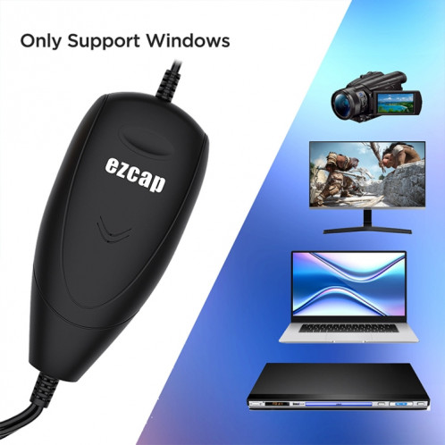 Ezcap 172 USB 2.0 Audio vidéo Grabber carte de Capture prise en charge du système Windows SE63821849-06