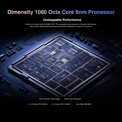 DOOGEE V31 GT, 12 Go + 256 Go, caméra d'imagerie thermique, empreinte digitale latérale, batterie 10800 mAh, 6,58 pouces Android 13 Dimensity 1080 Octa Core, réseau : 5G, OTG, NFC, prise en charge SD501C1425-025