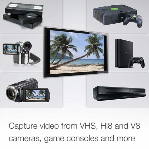 Carte de capture vidéo UVC USB2.0 Ezcap 158A sans pilote SE63981084-07