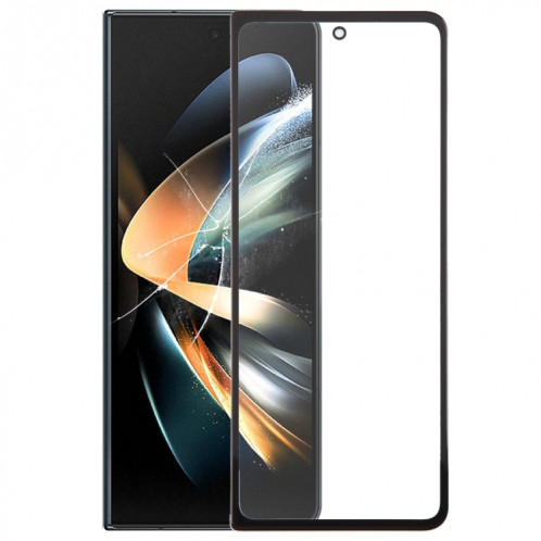 Écran secondaire LCD pour Samsung Galaxy Z Fold4 SM-F936B/W23, lentille extérieure en verre avec adhésif OCA optiquement transparent SH6501219-07