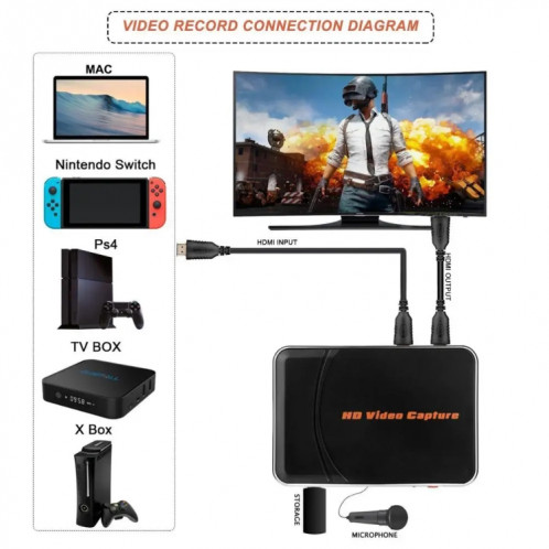 Enregistreur de jeux vidéo HDMI portable Ezcap 280HB SE64731996-09