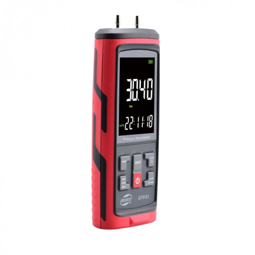 BENETECH GT5101 Compteur de pression différentielle à écran LCD, Spécifications : 125 KPa SB6207410-05