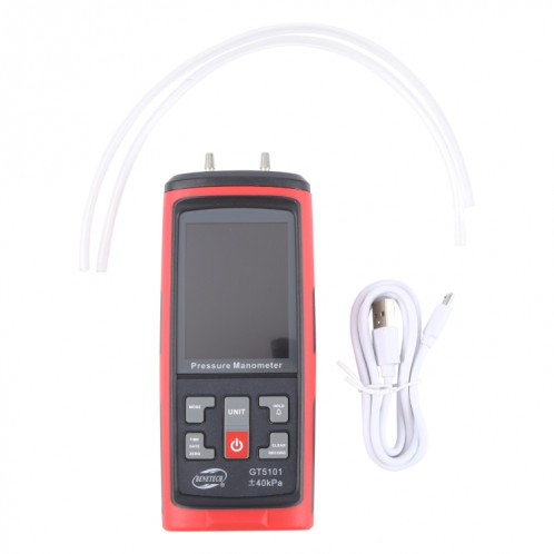 BENETECH GT5101 Compteur de pression différentielle à écran LCD, Spécifications : 100 KPa SB62091687-07