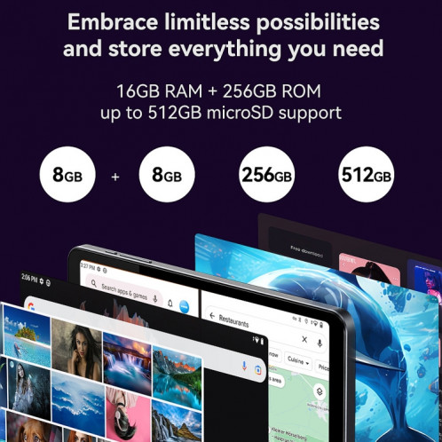 Tablette ALLDOCUBE iPlay 50 Mini Pro 4G LTE, 8 Go + 256 Go, 8,4 pouces Android 13 MTK Helio G99 Octa Core () SA301B807-015